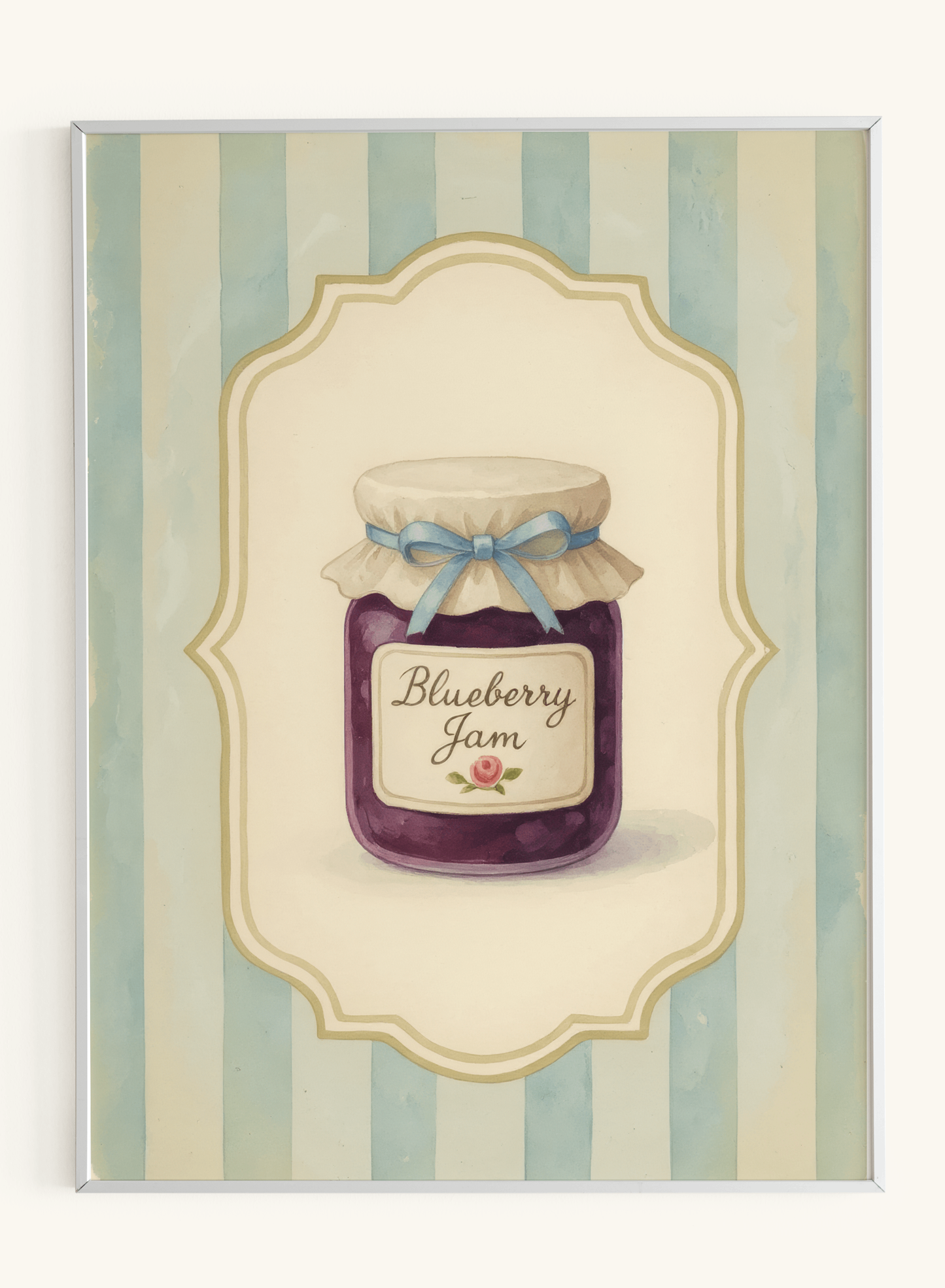 Vintage Blueberry Jam Jar