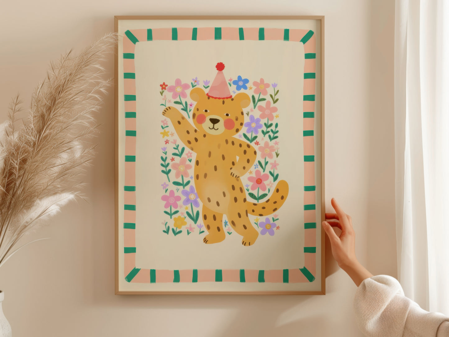 Dancing Leopard Party Hat