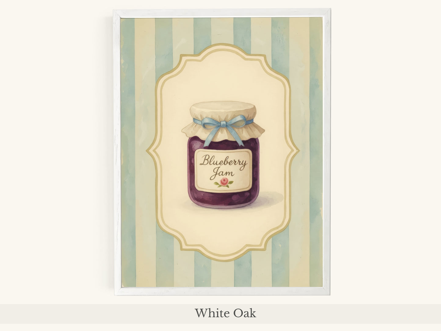 Vintage Blueberry Jam Jar