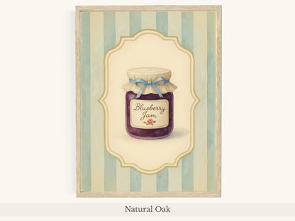 Vintage Blueberry Jam Jar