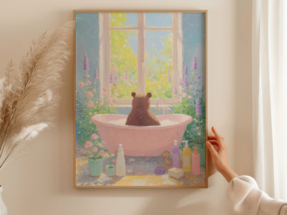 Pink Bear Bathtub