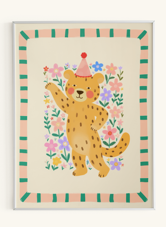 Dancing Leopard Party Hat