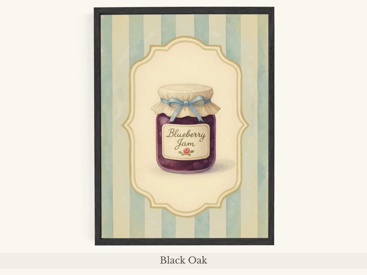 Vintage Blueberry Jam Jar