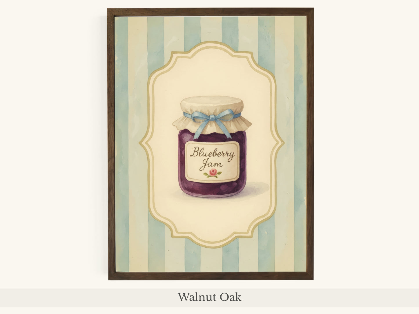 Vintage Blueberry Jam Jar