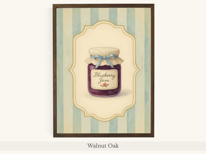 Vintage Blueberry Jam Jar